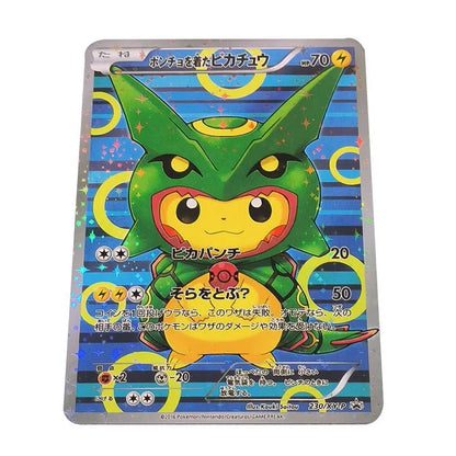 10 UNIDADES/conjunto DIY PTCG Versão Japonesa Pokémon Cartão Caseiro Desenho Animado Anime Periférico Coleção Jogo Cartão Presente de Feriado Brinquedo