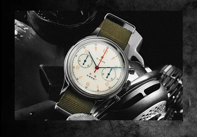 Men's watches 1963 pilot automatic watch 42mm waterproof retro quartz chronograph vintage dress watch