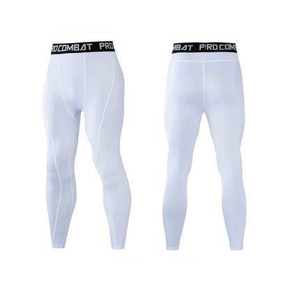 Men Compression Tight Leggings Running Sports Male Gym Fitness Jogging Pants Quick Dry Trousers Workout Training Yoga Bottoms