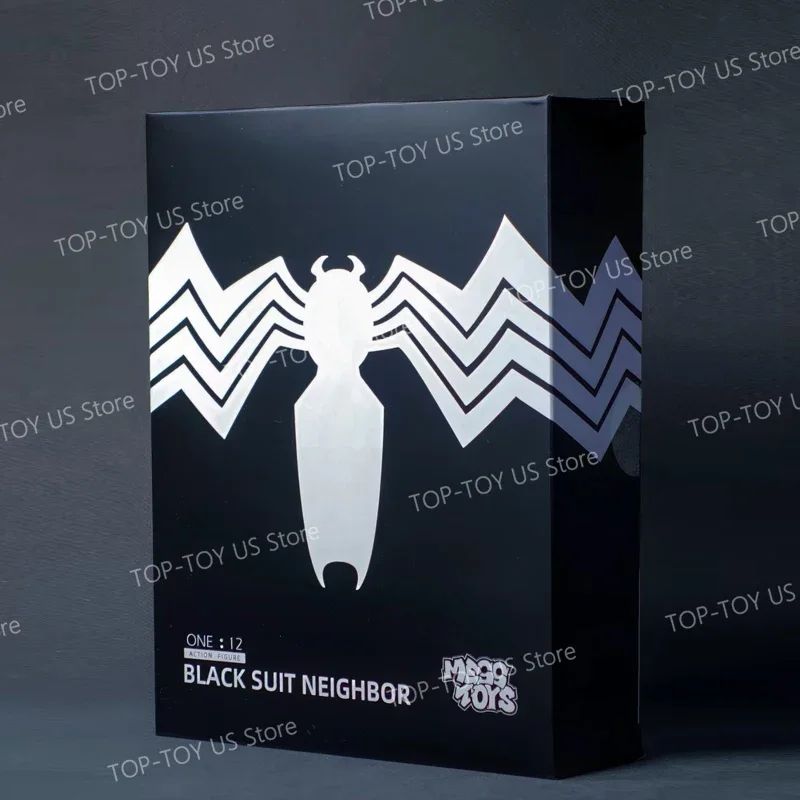 Em estoque: Bonecos de Ação de Anime Homem-Aranha com Traje Simbionte e Aranha Escarlate da Mess Toys - Conjunto de Presente Colecionável
