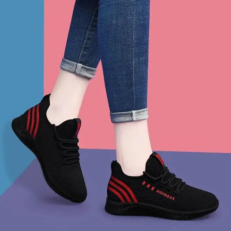 Women's Vulcanize Shoes 2025 Lightweight Sneakers Breathable Walking Sneakers Shoes Women for Gym Travel Working Sports Trainers