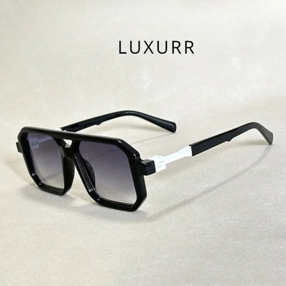 Óculos de Sol Vintage 2025 Proteção Solar Masculinos Quadrados Estilo Retrô Femininos da Moda Gafas De Sol