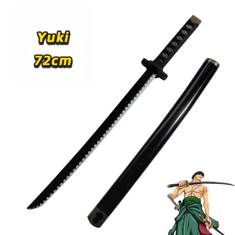 One Piece Cosplay Roronoa Zoro Katana Sword PU Trafalgar Sword Law Role Playing Yuki Samurai prop Party toy Sword 72cm