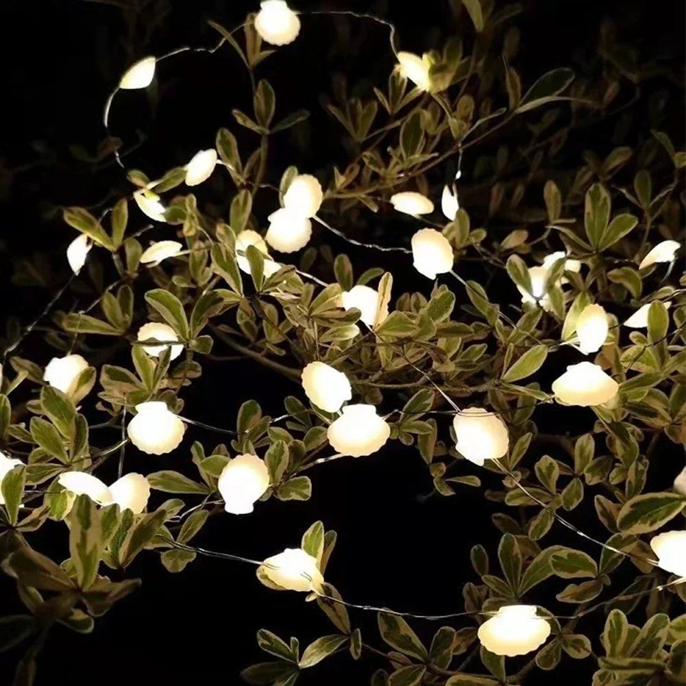Ocean Theme 20/30 Leds String Lights Shell Starfish Under The Sea LED Fairy Light for Wedding Party Christmas Decoration Lamp