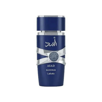 Asad Zanzibar by Lattafa for Men Eau de Parfum Spray 3.4 Oz 100 Ml Brand New Box