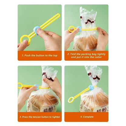 1/10pcs Portable Multifunctional Bag Storage Sealing Clips Snack Grain Preservation Snack Sealing Clips for Home Kitchen Office