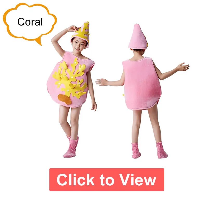 Sea Turtle Cosplay Costume Children‘s Marine animals Performance Clothing Set Hat Clothes Shoe Kids Anime Octopus Shark Dolphin