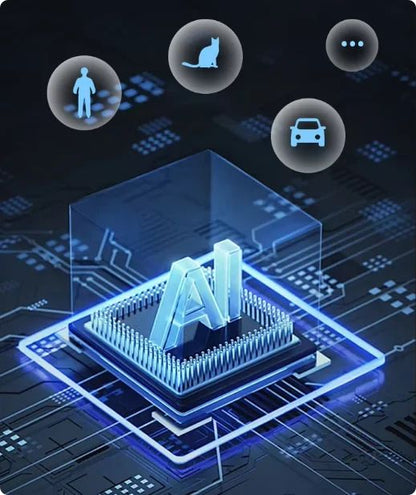 DIFANG 20MP 4 Screens WiFi Security Camera Outdoor 5X  Zoom Quad Lens Auto Tracking Waterproof Night Vision CCTV Cameras