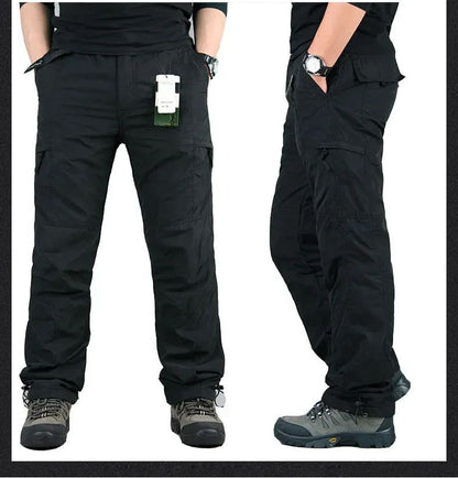 Warm Winter Fleece Pants Tactical Cargo Pants Classic Outdoor Hiking Thicken Joggers Pant Multi Pocket Trousers