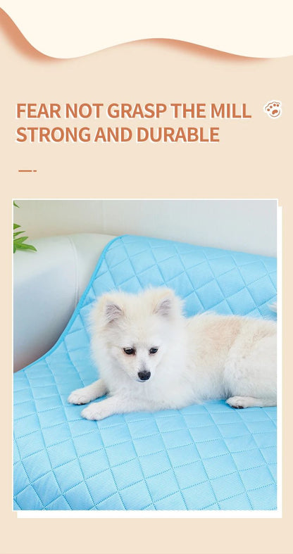 Tapete Gelado para Cães Cama para Pets Verão Tapetes para Cães Gatos Cobertor Sofá Respirável Lavável 8 Tamanhos para Cães Pequenos Médios Grandes Filhotes