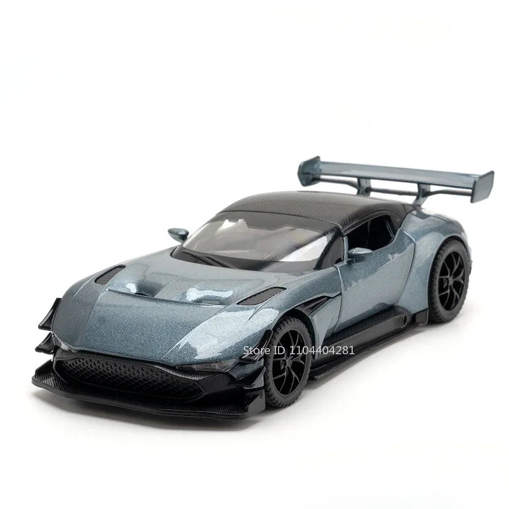 1:32 Valkyrie Vulcan Liga Carro Esportivo Modelo de Brinquedo de Metal Fundido Porta Aberta Luz de Som Carro Miniatura Puxar para Trás Menino Presente de Natal