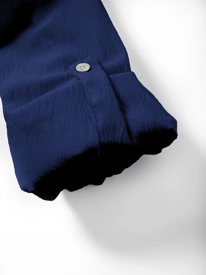 New Men's Linen Long Sleeve TShirt Cotton Mens Shirts Designer Lightweight Streetwear Solid Color Loose Casual Breathable Shirt