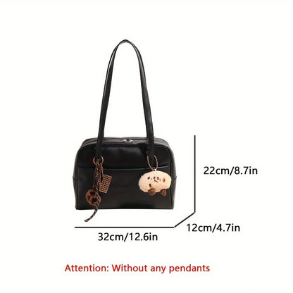 Women's Vintage Korean Style Single Shoulder Bag - Convertible Crossbody/Handbag, Women's Handbag, Underarm Bag, Crossbody Bag