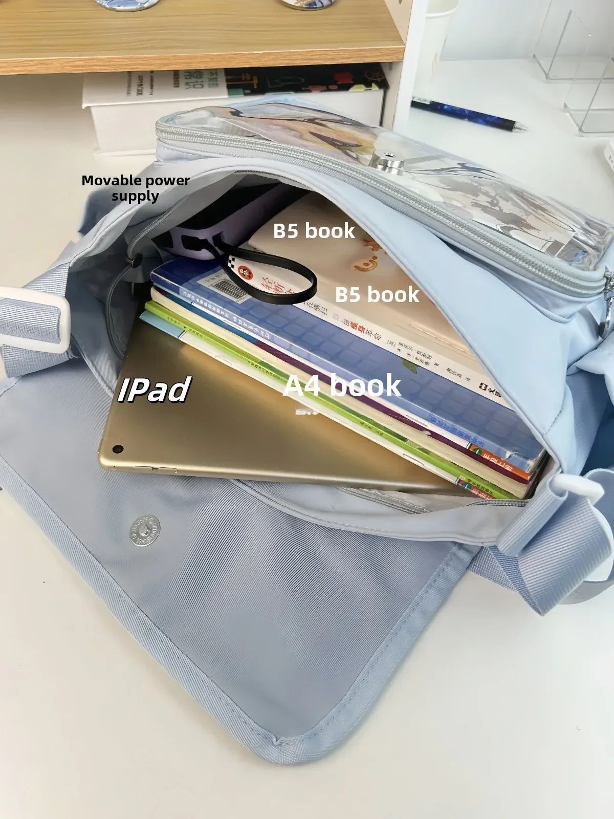 Japanese Harajuku School Bags for Teenage Girls New 2025 Transparent Itabag Crossbody Bag DIY Badges Display Plate Ita Bag