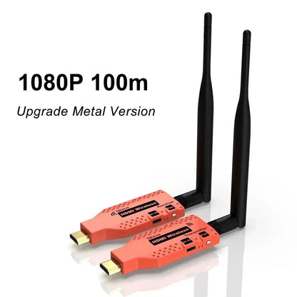 1080p 4K Wireless HDMI Extender Audio Video Transmitter Receiver Display Adapter 50m 100m 150m Share for Camera PC Laptop To TV