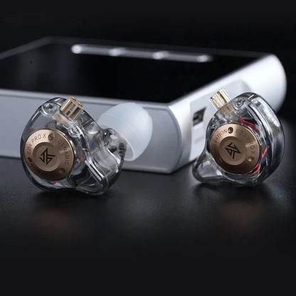 Fone de Ouvido Dinâmico KZ EDX PRO X HIFI com Graves para Música Fone de Ouvido Esportivo com Cancelamento de Ruído KZ EDXPROX ZSTX ZSN PRO ZAS EDA ZVX