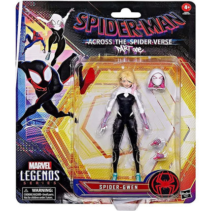 Marvel Legends Spider-Man: Através do Aranhaverso Miles Morales Boneco de Ação Colecionável em Escala 1/12 com Base
