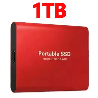 SSD Portátil de Alta Velocidade 16TB Unidade de Estado Sólido Externa 1TB 2TB Disco Rígido Potente 4TB SSD Ultrafino para PC/Laptop/Mac/Telefone