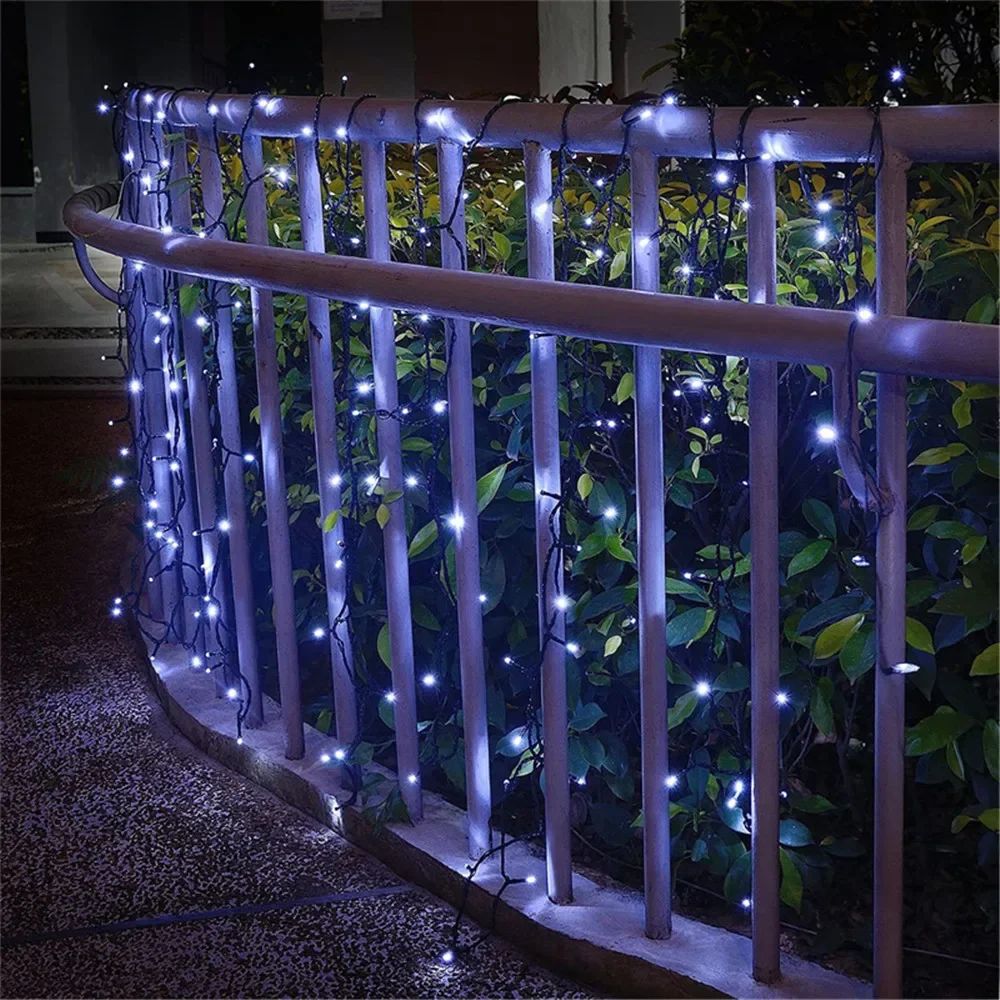 Solar String Lights Outdoor 20/50/100/200 LED Solar Waterproof Lights with 8 Lighting Mode Garland Lights for Tree Party Decor