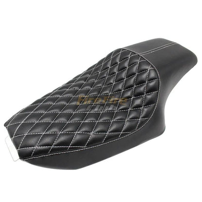 Banco de Couro PU para Motocicleta, Assento Dianteiro e Traseiro para Piloto e Passageiro Harley Sportster XL iron 883 1200 48 Forty-eight 2004-2016