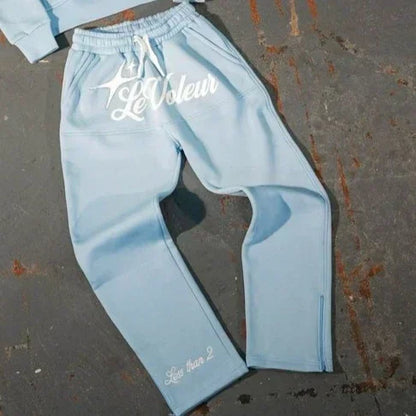 American Retro Sakura Hoodie Sweatpants Two Piece Set Y2K Mens and Womens Sportswear Fashion Casual Pullover Casual Pants Set