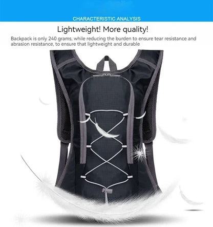 Mochila de Corrida Off-road Poliéster Mochila Ciclismo Maratona Mochila Esportiva para Caminhada e Montanhismo ao ar Livre
