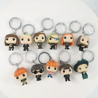 Funko Pocket Chaveiro Brinquedo Hermione Granger Dobby Dumbledore Malfoy Ginny Ron Hedwig Snape Voldemort Luna Pop de Bolso Chaveiro Brinquedo