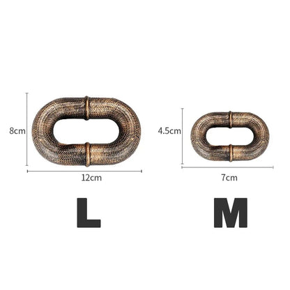 Corrente de Ferro de Simulação de Plástico Gigante para Cães Guias de Plástico Grosso para Cães Corda de Tração Divertida para Filhotes Grande Corrente de Ferro Acessórios para Cães de Estimação