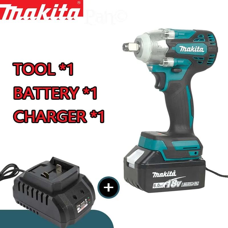 Makita DTW300 18V Chave Sem Fio Chave Elétrica Sem Fio Parafusadeiras Furadeira de Impacto Elétrica Ferramentas Elétricas 1/2 Impacto Sem Fio