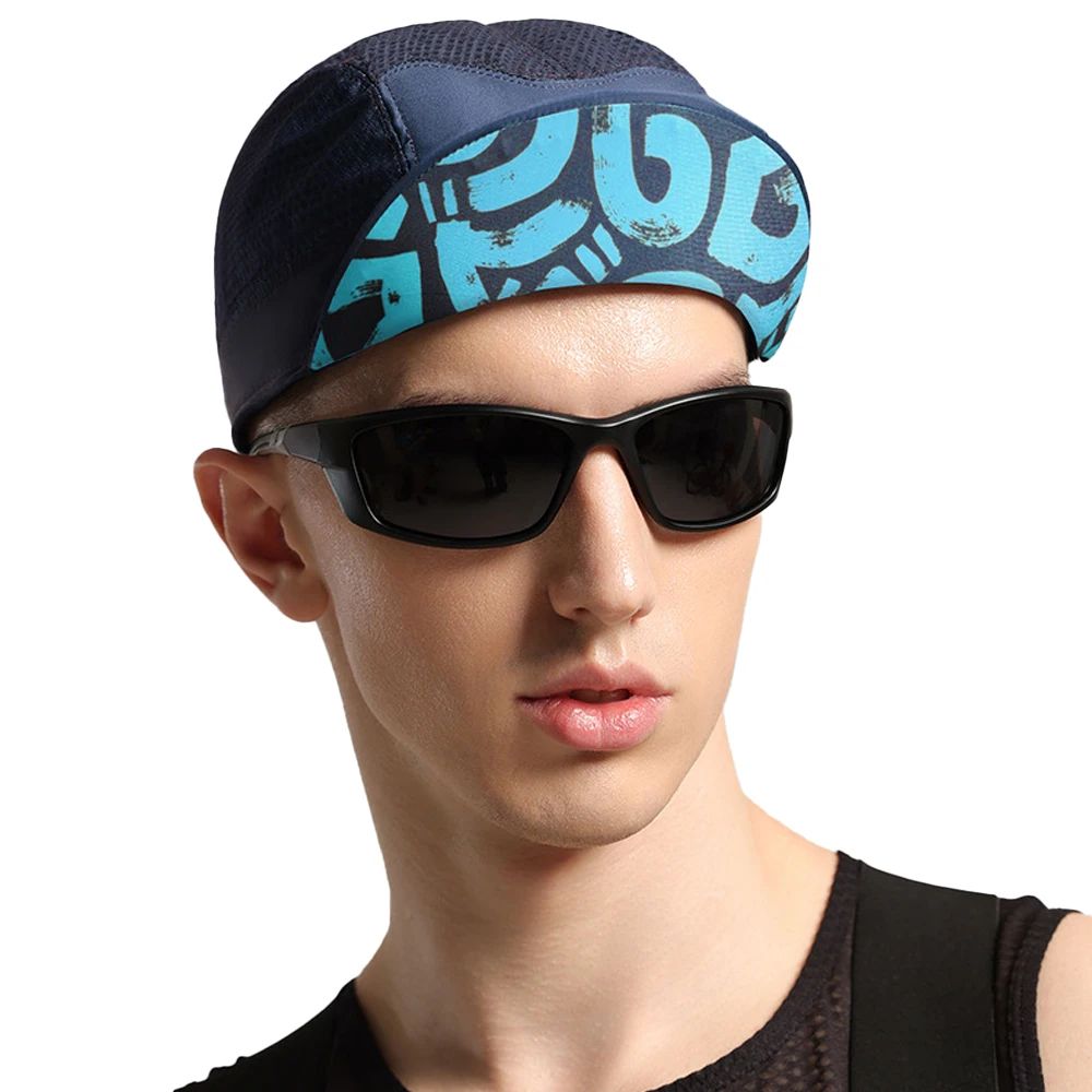 1Pcs Cycling Cap for Men and Women, Breathable Sweat Wicking Sun Hat, Under Helmet Cap for Bike Bicycle Riding Running Walking
