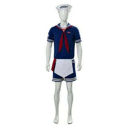 2026 new Men&Womens Robin/Steve Scoops Ahoy Costume Cosplay Uniforms Navy Halloween Costume Uniform Fancy Dress