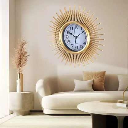 10 Inch Retro Home Wall Decoration Wall Clock Time Accurate Border Three-dimensional Hanging Quartz Clock for Decoration