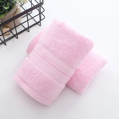 Luxury 100% Bamboo Bathroom Towels 34x74cm Hand Face Bath Towels Washcloths Hotel Home Daily Use Christmas Personalized Gift