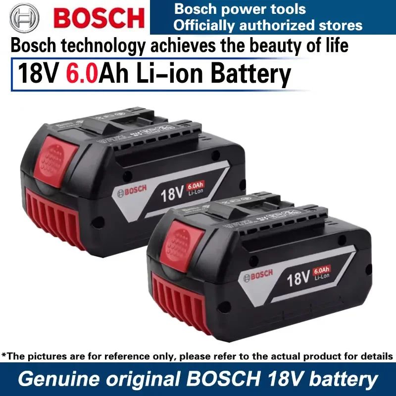100% Original 18v 6Ah 5Ah 3Ah BOSCH Professional 18V 18650 Bateria 18V Li-ion Substituição para BAT609 BAT609G BAT618 BAT618G