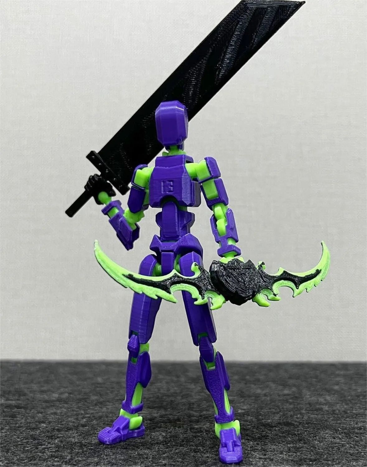 Titan 13 Boneco de Ação Multiarticulado Articulações Móveis Modelos de Personagens para Montar Impressão 3D Descompressão Boneco DIY