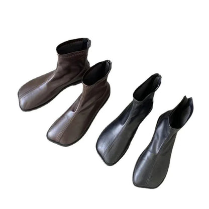 Woman Elastic Boots Fashion Ladies Thick Bottom Ankle Luxury Designer Female Boots  Nre Autumn Winter Women's Chelsea Boots 2024