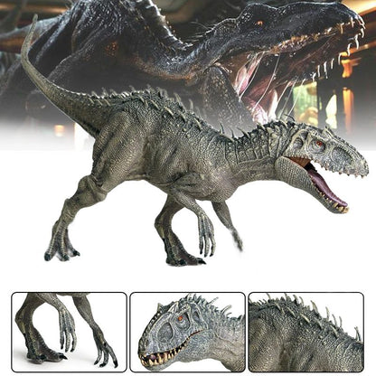 Estatueta Indominus Rex Estátua Tiranossauro Rex Boneco de Ação Dinossauro Escultura Decoração de Sala Acessórios de Mesa
