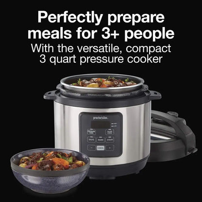Panela de Pressão Elétrica 4 em 1 Multifuncional Cozimento Lento a Vapor Salteado Panela de Arroz Aço Inox Antiaderente 2,8 Litros Eletrodoméstico de Cozinha