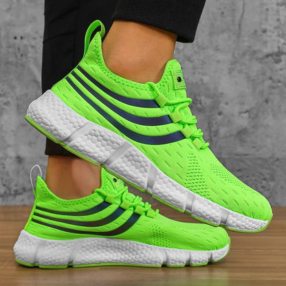 Tênis Esportivo Masculino Casual Leve Respirável Antiderrapante Calçados para Corrida e Caminhada ao Ar Livre Tênis Esportivo para Jogging