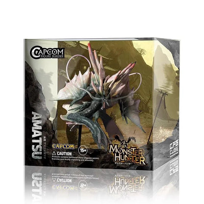 Monster Hunter CUBO Zinogre Amatsu Crimson Glow Valstrax Gore Magala MAGNAMALO Mizutsune Figura de Dragão Brinquedos