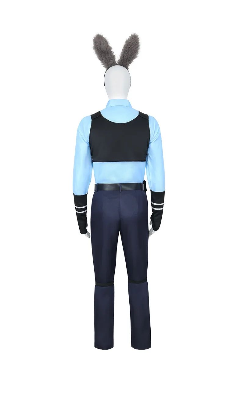 New Animal Judy Hopps Halloween Cosplay Costume For City Rabbit Police Officer Zoo Costume Fancy Dress Up Gifts Adult Children