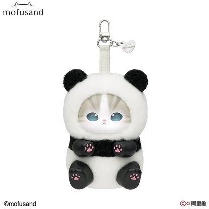 In Stock Genuine Mofusand Cat Series Vinyl Shark Cat Surprised Box Toy Ornaments Surprised Blind Box Bag Plush Keychain Doll