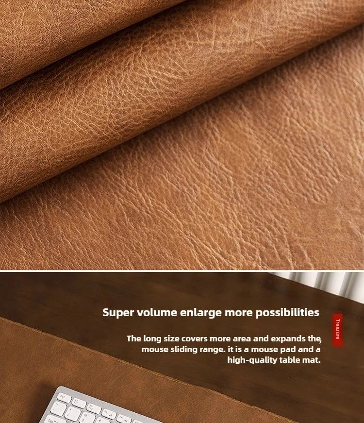 Retro Mousepad Large Mouse Pad Waterproof Non-slip PU Suede Desk Mat Computer Keyboard Desk Pad Mouse Mats Gaming Accessories