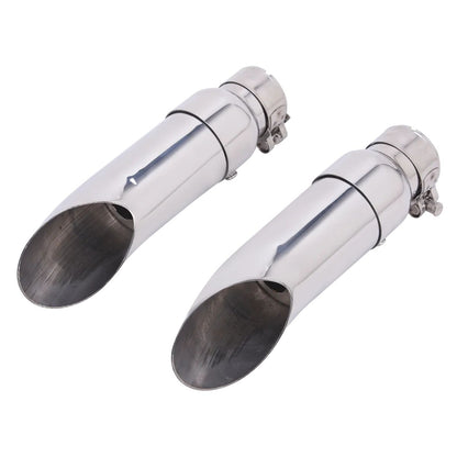 Chrome Black Motorcycle Exhaust Dual Pipe Assembly for Indian Scout Sixty Bobber Twenty 2015-2024 51mm