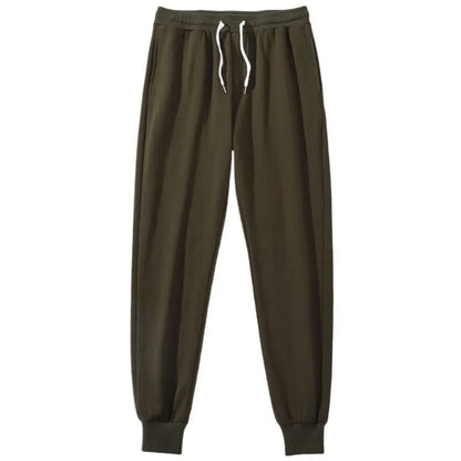 Men 100% Cotton Pants Elastic Gym Sweatpants Casual Jogging Trousers Sport Joggers Fitness Running Pants Man Clothing Streetwear