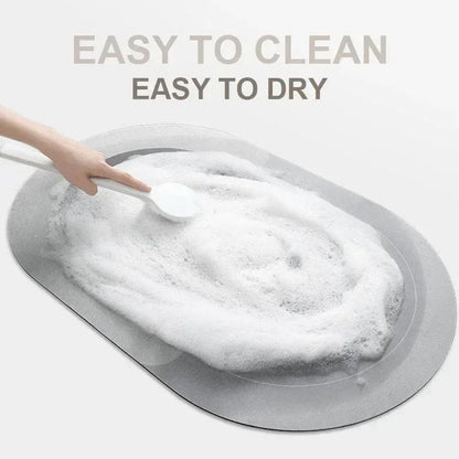 Marble Texture Bath Mat Non-slip Super Absorbent Toilet Bathroom Floor Rug Living Room Porch Entrance Carpet Home Bedroom Decor