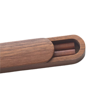 Natural Life Hashi de Madeira de Nogueira Preta estilo Japonês Antiderrapante com Caixa para PRESENTE Elegante Coreano Conjuntos de Hashi