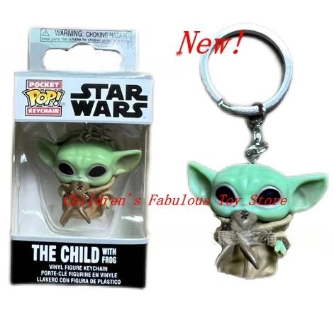 29 estilos FUNKO Chaveiros Star Wars Baby Yoda Chaveiro Brinquedo Boba Fett IG-11 The Mandalorian Darth Vader Stormtrooper Chaveiros