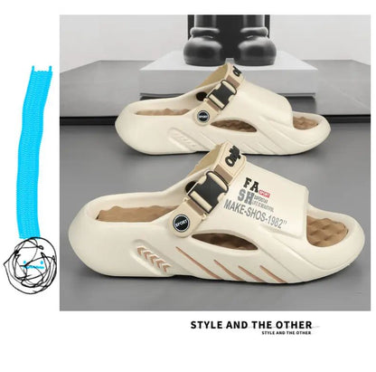 Flip Flops Male Massage Slippers Outdoor Sandals Beach Clogs Indoor Comfortable Soft Slides Men Casual Shoes Women Home Slippers