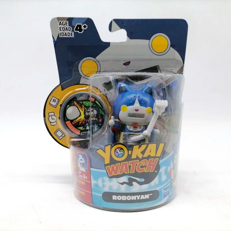 Hasbro Yokai Watch Anime Bonecos de Ação com Chip de Console de Jogo Robonyan Jibanyan Bonecas Modelo Brinquedos Colecionáveis